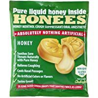 Honees Original Honey Menthol Cough Drops- 20 Count Bag
